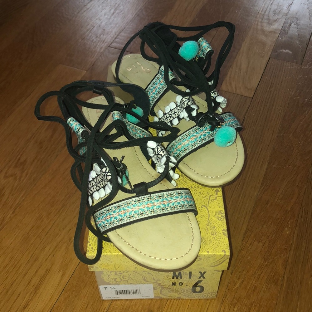 Mix No 6 New Lace Up Sandals